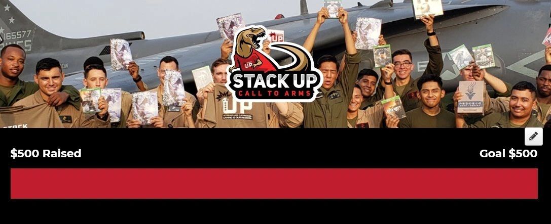 StackUp Call to Arms fundraiser campaign image